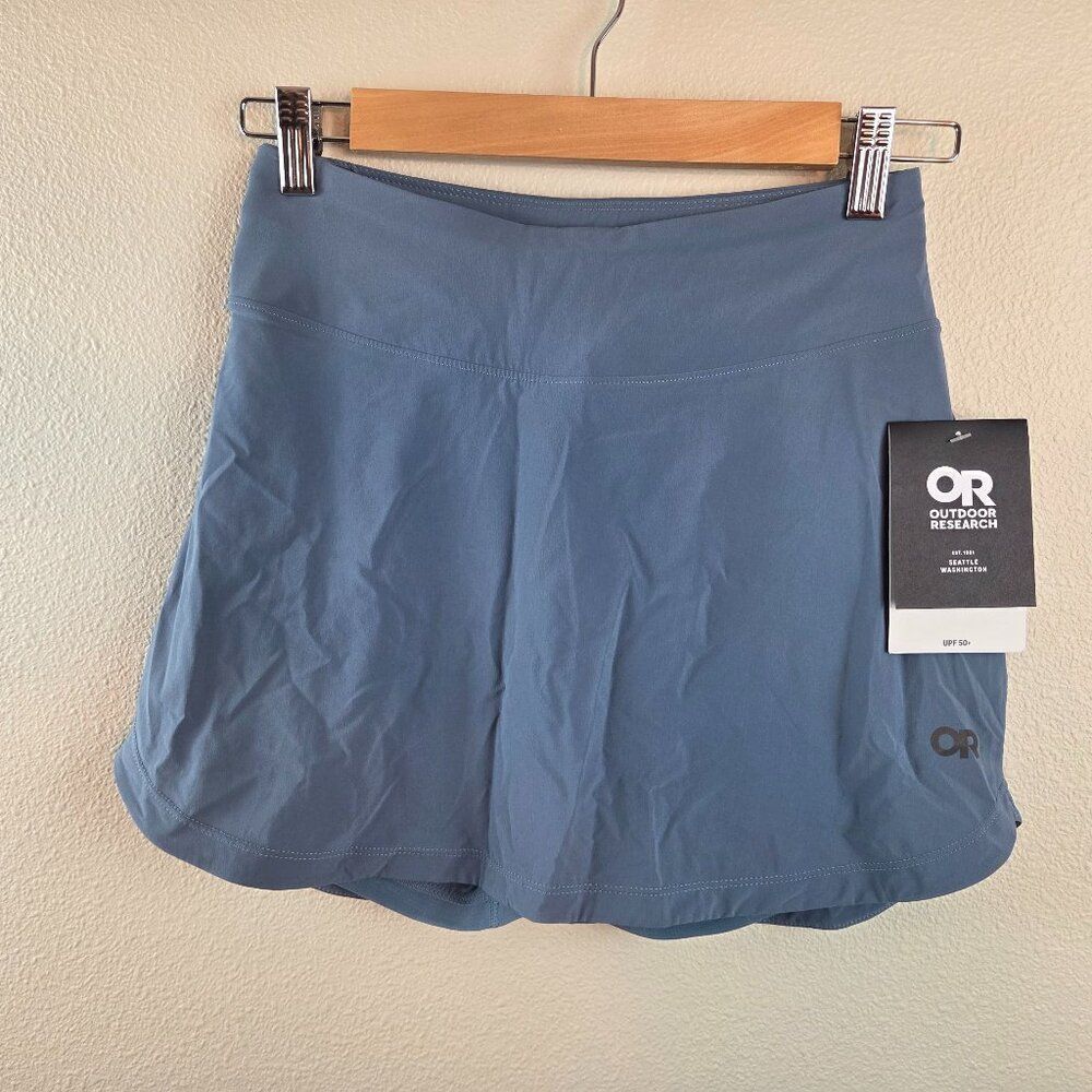 Outdoor Research Astro Skort Size XS Blue NEW Built In Shorts Mini Skirt Outdoor